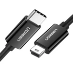 Kabel USB-C auf Mini USB UGREEN US242, 1m (schwarz)