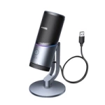 Ugreen CM769 Desktop Microphone with USB-A, RGB LED - Silver