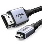 Cable micro HDMI - HDMI 8K UGREEN HD164 1m