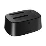 Ugreen CM198 50857 docking station with USB 3.0 for SATA 2.5" 3.5" SSD HHD drives, EU power supply - black