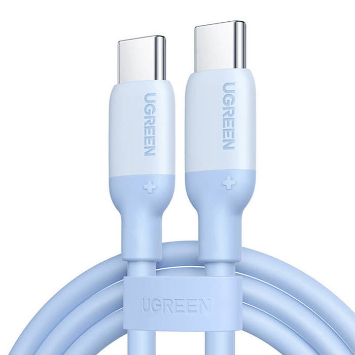 Cable USB-C to USB-C UGREEN 15280, 1.5m (blue)