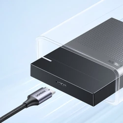 Kabel USB C / micro USB-B 3.0 Ugreen US565 5Gb/s 3A 0.5m - grau