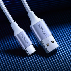 Ugreen US288 60130 USB-A / USB-C QC 3.0 3A 0.5m cable - white