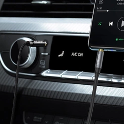 Kabel Ugreen AV118 10595 mini jack 3,5 mm (męski) / mini jack 3,5 mm (żeński) 3m - srebrny