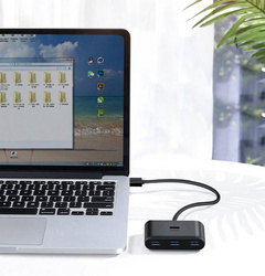 Ugreen HUB Splitter 4x USB 3.2 Gen 1 (1 m Kabel) schwarz (CR113 20291)