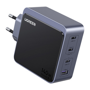 Ladergerät netzwerktechnik Ugreen Nexode S 140W, GaN, 3x USB-C + USB (grau)
