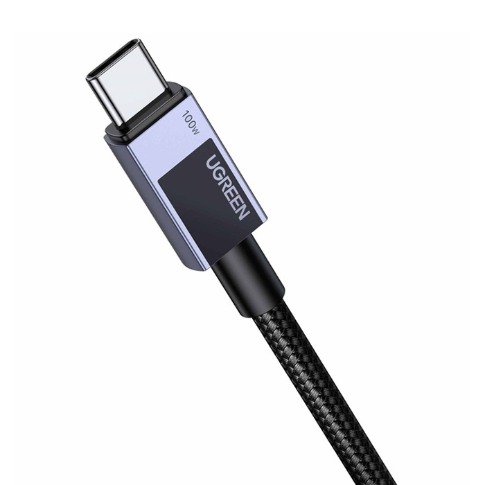 Cable USB-C to USB-C Ugreen L512, Power Delivery, 5A, 1m, 480Mbps (Star Gray)