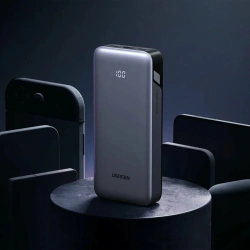 Powerbank Ugreen Nexode 10000mAh 30W USB-A 2xUSB-C - gray