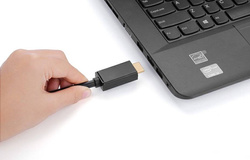 Ugreen Unidirektionales DisplayPort-zu-HDMI-Kabel 4K 30Hz 32 AWG 3m Schwarz (DP101 10203)