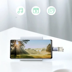 Adapter USB do USB-C 3.1 UGREEN US270 (szary)