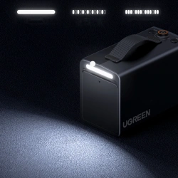 Electric pump Ugreen 150 PSI 12V for car tires with screensm digital - gray