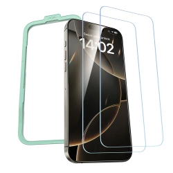 Tempered Glass Ugreen SP630 with mounting frame for iPhone 16 Pro Max (2 pcs.)