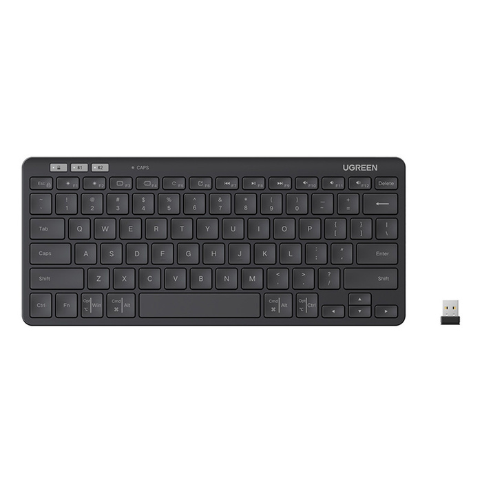 Wireless multi-mode keyboard Ugreen K551, Bluetooth 5.3 (black)
