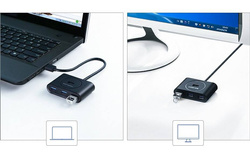 Ugreen HUB Splitter 4x USB 3.2 Gen 1 (1 m Kabel) schwarz (CR113 20291)