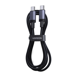 Kabel USB-C do USB-C Ugreen L528, 100 W, 0.5m (szary)