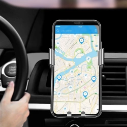 Halterung auto Ugreen LP130 Schwerkraft für das Lüftungsgitter - schwarz