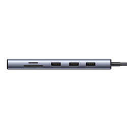 Adapter 10w1 UGREEN CM498 Hub USB do 3x USB-A 3.0, HDMI, VGA, RJ45, SD/TF, AUX3.5mm, PD Converter