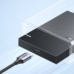 Kabel USB C - Micro USB B 3.0 5Gb/s 3A 1m Ugreen US565 - szary