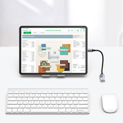 Kabel USB C (Stecker) - USB (Buchse) 3.0 OTG 0,15m Ugreen US378 - schwarz