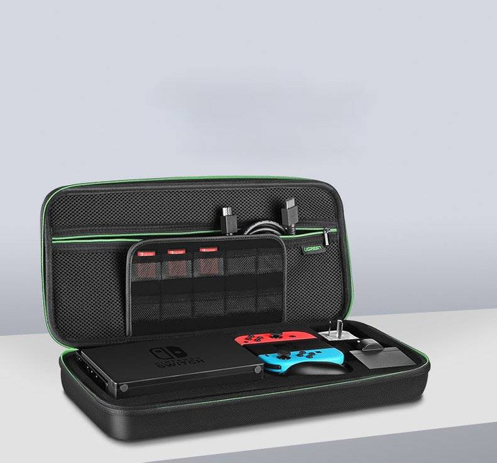Ugreen Case Box für Nintendo Switch und Zubehör S 26,5 x 10 x 13,5 cm schwarz (50275 LP145)