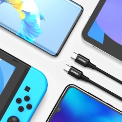 Ugreen kabel przewód USB Typ C (męski) na Typ C (męski) 1 m biały (US300)