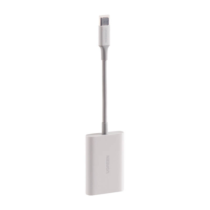 Czytnik kart USB-C 2w1 Ugreen CM265 (biały)
