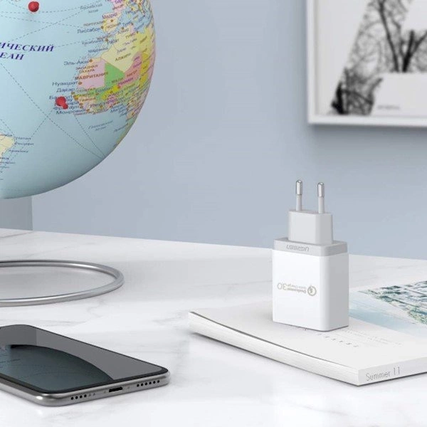 Ugreen CD122 high-speed charger Quick Charge 3.0 18W 3A USB white (10133)