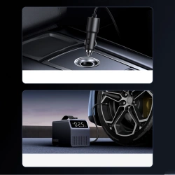 Electric pump Ugreen 150 PSI 12V for car tires with screensm digital - gray