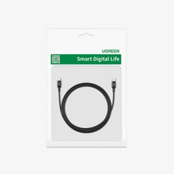 UGREEN US300 USB-C cable to USB-C, 100W, 5A, 1m (black)