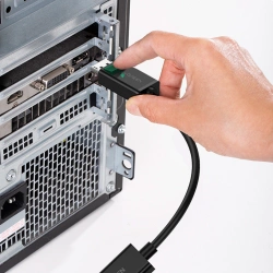 Adapter Ugreen MM137 40363 DisplayPort (Stecker) auf HDMI (Buchse) 4K / 1080p - schwarz