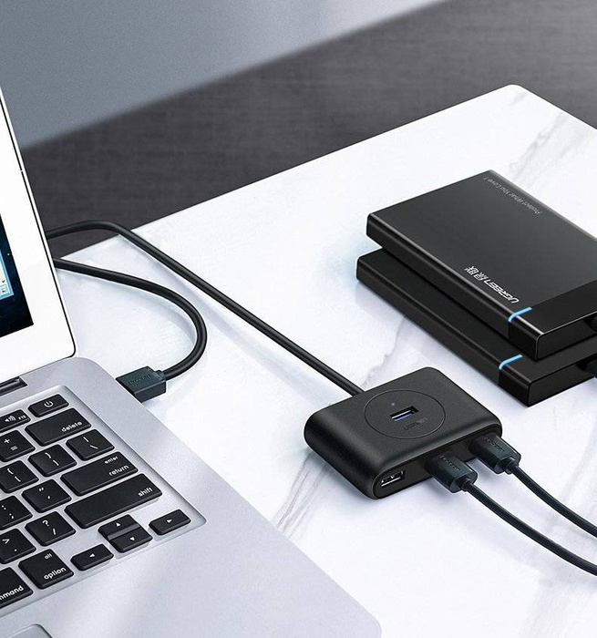 Ugreen HUB Splitter 4x USB 3.2 Gen 1 (1 m Kabel) schwarz (CR113 20291)