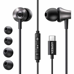 Kopfhörer in-Ear-Kopfhörer Ugreen 3,5 mm EP105 (schwarz)