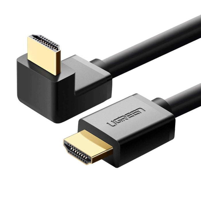 Ugreen gewinkeltes HDMI Kabel (90°) 4K 2m schwarz (HD103)