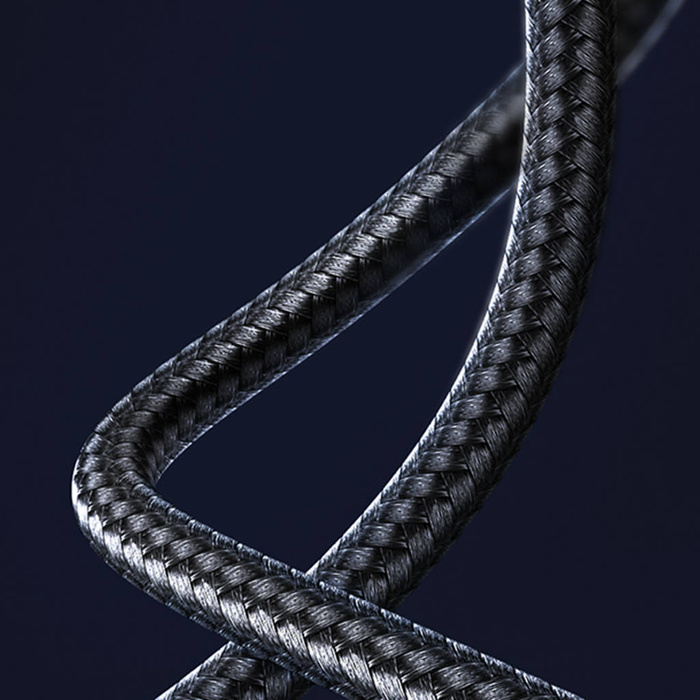 Ugreen 90° angled cable USB C - USB 2.0 480Mbps 3A 3m black (US176)