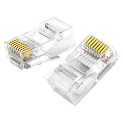 Ugreen 10x plug plug coupler end RJ45 8P8C Cat 6 transparent (50961)