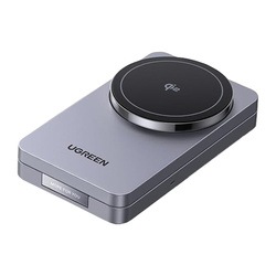 Magnetic charger wireless 2-in-1 Ugreen W706, MagSafe W706, 15W (black)