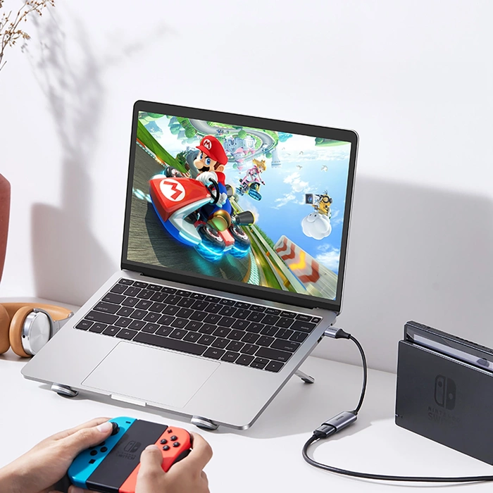 Karta przechwytywania obrazu / Grabber HDMI Ugreen CM489, 4K 60Hz, USB + USB-C