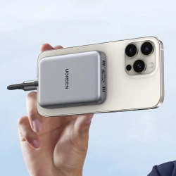 Hub Ugreen USB-C 7in1 HDMI USB-C USB-A SD/TF - grau