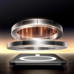 Portfel magnetyczny z funkcją podstawki i uchwytu do iPhone MagSafe, Ugreen LP836, skórzany (czarny)