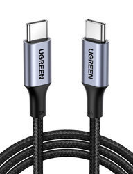 Type C to Type C Cable UGREEN US316, 100W, 1m (black)