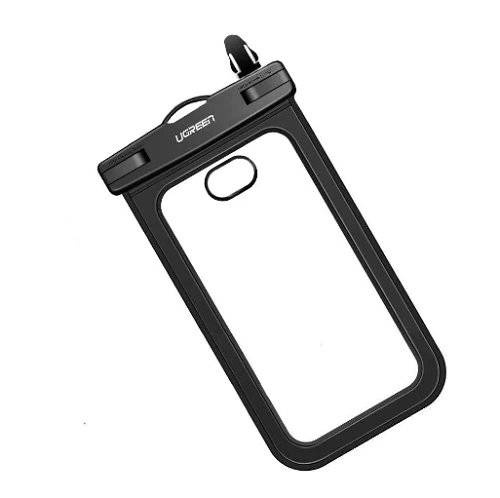 Ugreen universal waterproof cover phone case (max 6.0``) for swimming pool by the water IPX8 black (50919 LP186)