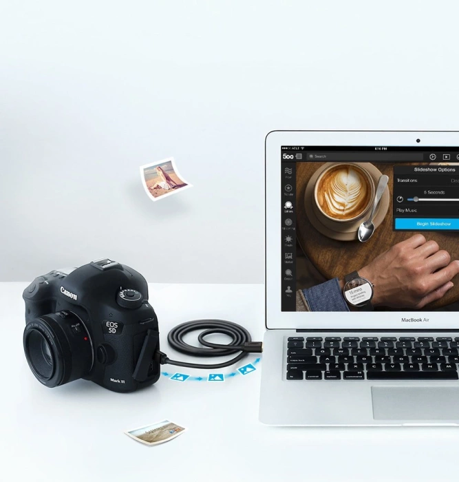 Ugreen cable uSB - mini USB 480 Mbps cable 3 m black (US132 10386)