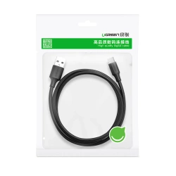 Ugreen US287 60114 USB-A / USB-C 3A cable 0.25m - black