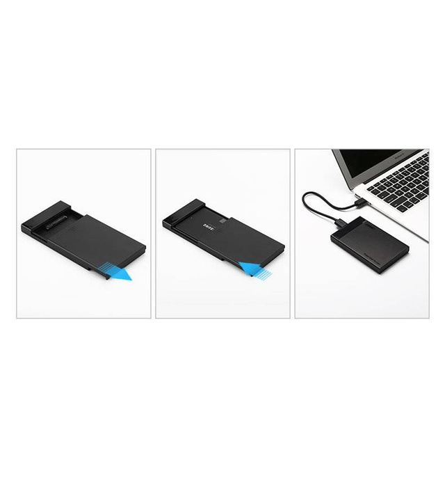 Ugreen bay for HDD SSD disk enclosure SATA 2.5 &#39;&#39; USB 3.0 black (30847)