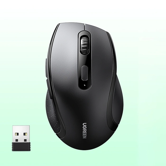 Mouse Ugreen wireless ergonomic optical - black
