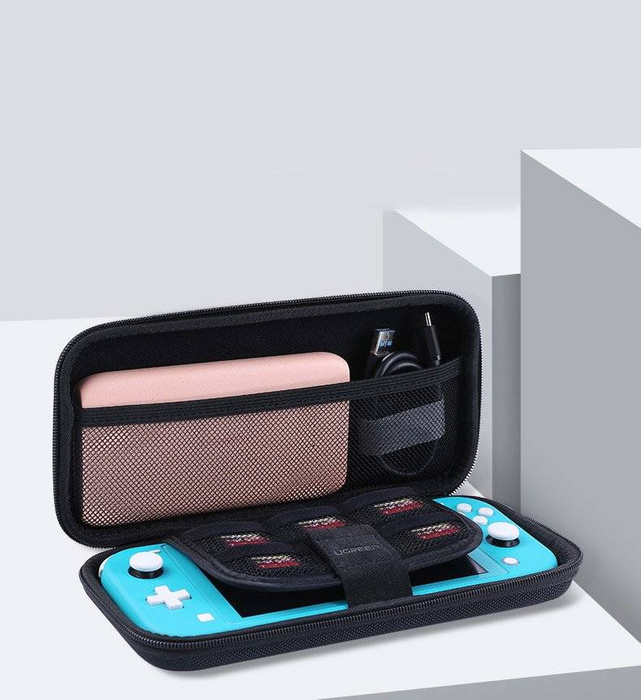 Ugreen Case Box für Nintendo Switch und Zubehör S 26,5 x 10 x 13,5 cm schwarz (50275 LP145)
