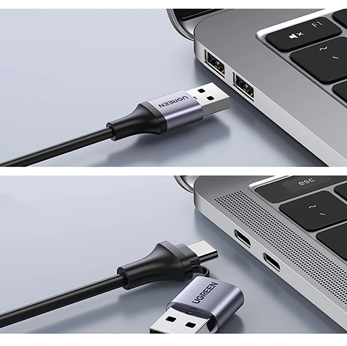 Karta przechwytywania obrazu / Grabber HDMI Ugreen CM489, 4K 60Hz, USB + USB-C