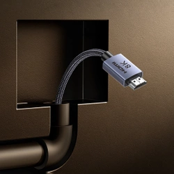 Kabel Ugreen HD171 35376 ze złączami HDMI 2.1 8K certyfikowany 5 m - szary