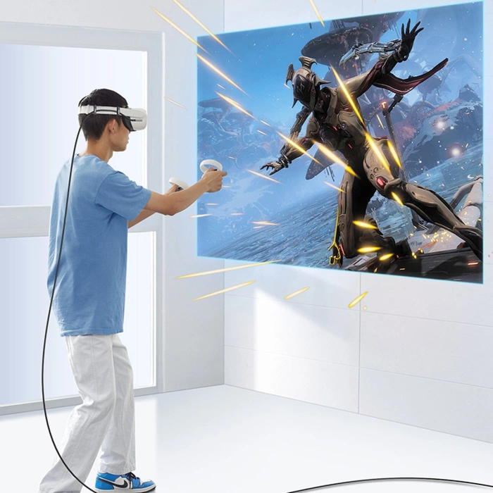 Ugreen US551 abgewinkeltes USB-C - USB-C PD-Kabel 60W 3A 5Gb/s 5m - Schwarz