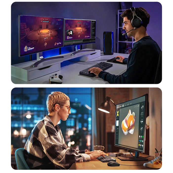 Ugreen KU004 90875 keyboard wired 1.5 m for Windows / MacOS - black